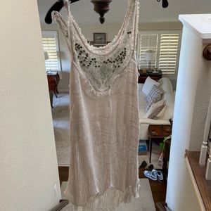 Free people sheet knot top